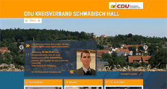 Desktop Screenshot of cdu-sha.de